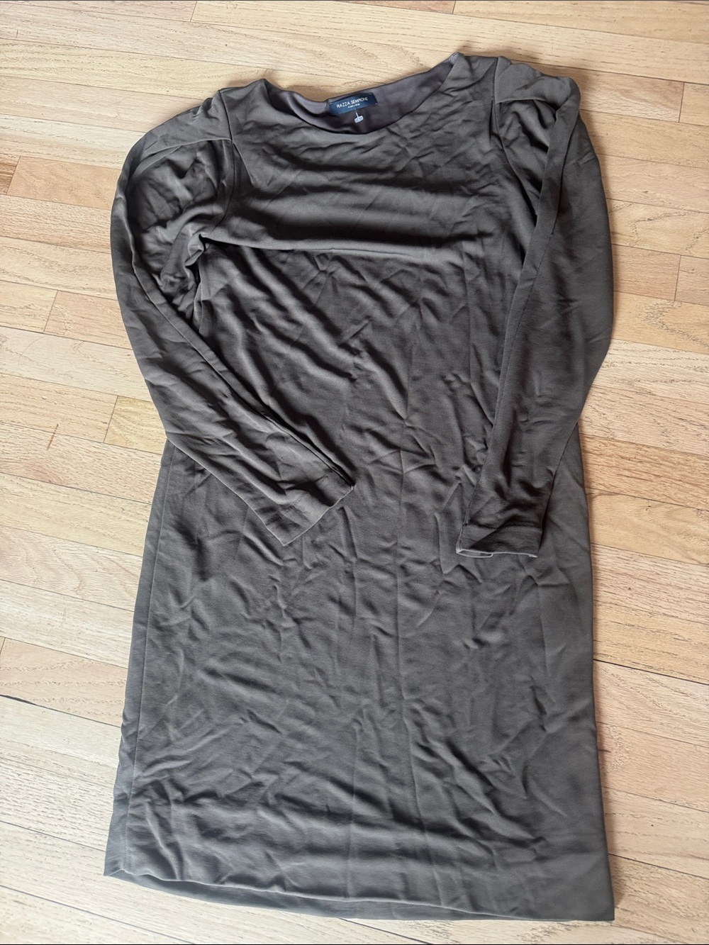 Piazza Sempione Long Sleeve Shift Dress